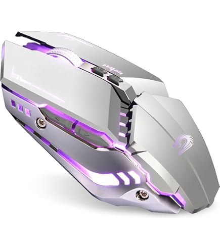 Buy ZCtron AJ52 Watcher RGB Gaming Mouse,Programmable 7 Buttons,Ergonomic LED Ba