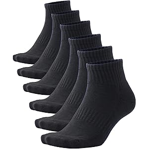 靴下 メンズ スポーツ ソックス 黒 白 スクールソックス ショート 学生 25-27cm/27-29cm 6足セット