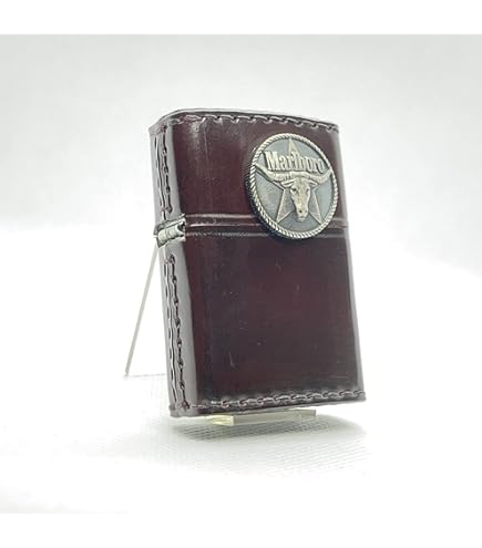 Amazon.co.jp: ライター Marlboro ブラックメンソール ホースメタル  