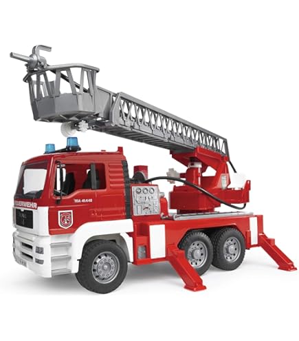 BRUDER MAN 横開きゴミ収集車 RED BR03761 おもちゃ