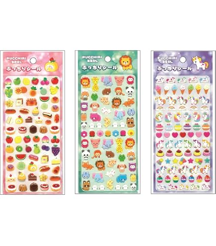 Amazon | レモン シール プッチもちシール 3柄×4シート入 887403x12