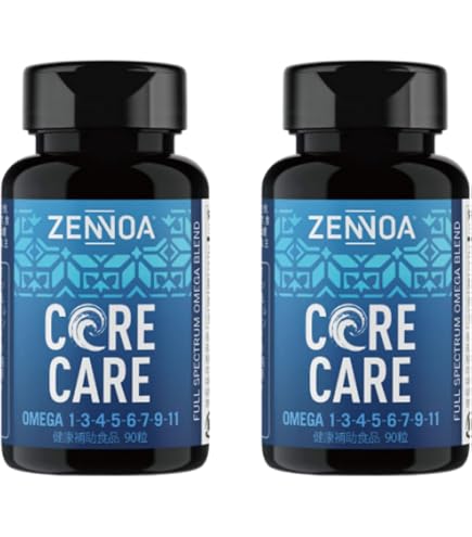 Amazon | ゼンノア ZENNOA コアケア CORE CARE 90粒 オメガ脂肪酸 中鎖 