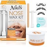 Nads Hair Removal Nose Wax Kit for Men & Women, Nose Waxing Kit, Nose Hair Removal, Nose Wax 12g