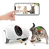 GULIGULI ペットカメラ Hiibo 部屋全体の中で移動 Wi-Fi2.4GHz 見守りカメラ 犬 留守番 飛び出すおやつ 見守り 双方向会話 スマホ対応 屋内カメラ 猫 おやつ カメラ 暗視機能 スマホ遠隔操作 1080P 200万画素 アカ