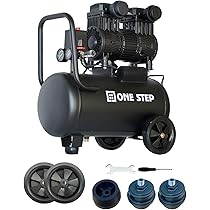 ONE STEP 30L エアコンプレッサー 静音 オイルレス 次世代 100V