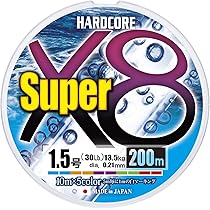 Amazon.co.jp: DUEL (デュエル) PEライン 釣り糸 HARDCORE X8