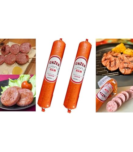 Amazon.co.jp: 長崎 雲仙ハム 300g オリジナルメッセージカード