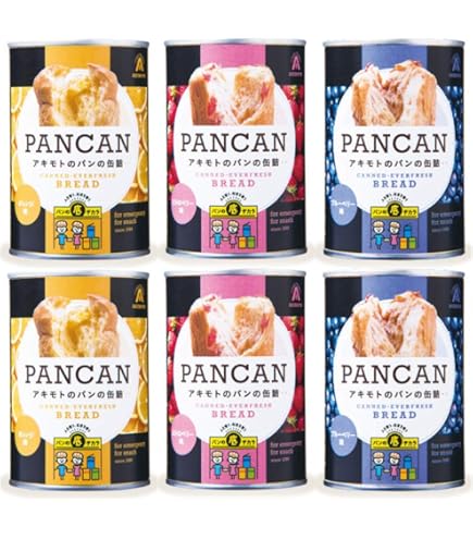Amazon | パン・アキモト パンの缶詰 防災 非常食 避難 賞味期限5年
