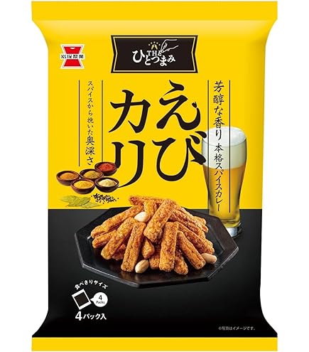 Amazon.co.jp: 岩塚製菓 THEひとつまみ えびカリ 80g×12袋 : 食品