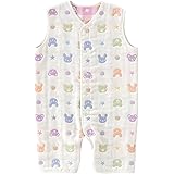 [赤ちゃんの城] スリーパー カラフル ０～2才 6重ガーゼ 日本製 ツーウェイ 2way