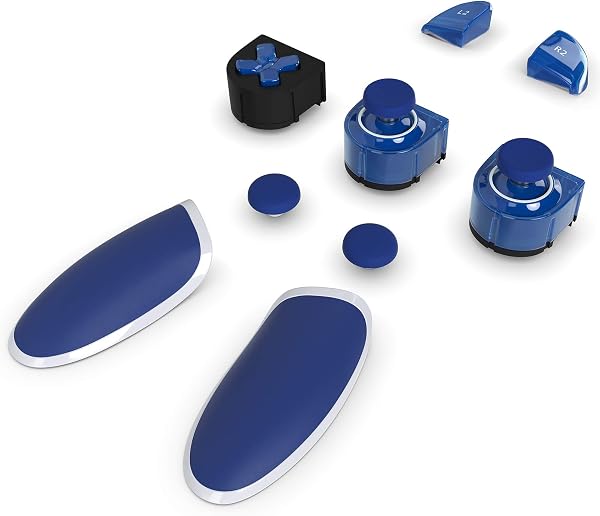 【国内正規品】Thrustmaster スラストマスター eSwap X LED Blue Crystal Pack ブルークリスタルパック バックライト付きブルーモジュール 7 個セット NXGミニスティック ホットスワップ機能 eSwap X Pro Controller用 交換モジュールパック Xbox Series X|S および PCと互換性あり - 1