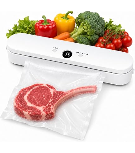 Amazon.co.jp: Wevacステンレス製 真空パック機 高出力 460W 吸引力