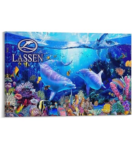 Amazon.co.jp: ラッセン ブルーミングオーシャン ポスター 印刷