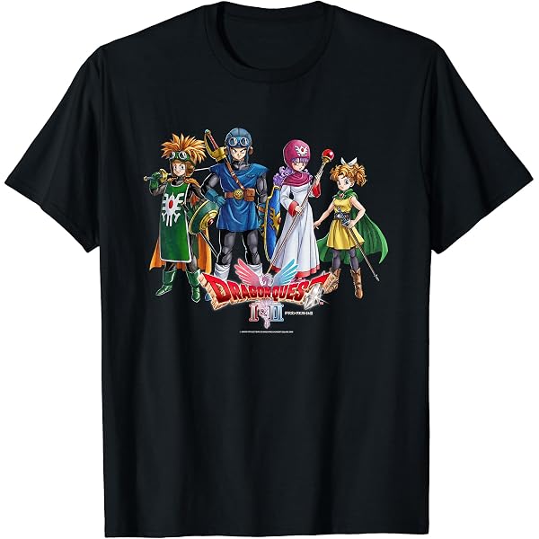 Amazon | 【公式】HD-2D版『ドラゴンクエストII』キャラクタードット T