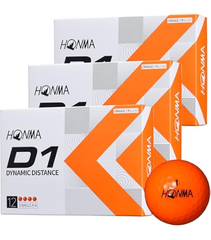 Amazon.co.jp: 【3ダースセット】本間ゴルフ HONMA D1 ボール