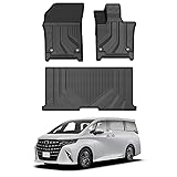 CARVANTA トヨタに適合 アルファード 40 / ヴェルファイア 40 フロアマット XPE+TPE 新型ラバータイプ ハイブリッド R5年6月～現行 ALPHARD 40 / VELLFIRE 40 3Dフロアマット車種専用 カーマット 防水仕様 耐汚れ 抗菌性 耐磨耗性 カスタムマット 保護パーツ 3PCS