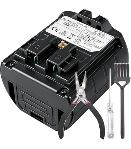 Amazon.co.jp: VacuVolt PVB-1825A 互換バッテリー 18V 3000mAh PV
