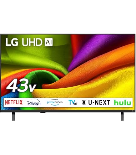 Amazon.co.jp: LG 43UQ8000PJC LCD TV with 43 Type, Built-in 4K