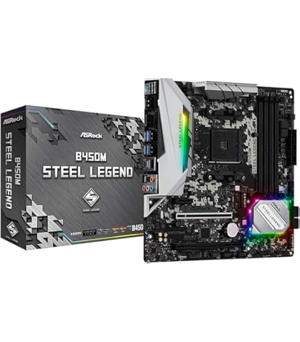 ASROCK　B450 STEEL LEGEND　AM4 ASRock > B450 Steel Legend
