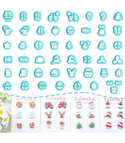 Amazon | TAINSKY ポリマークレイカッター、ポリマークレイジュエリー