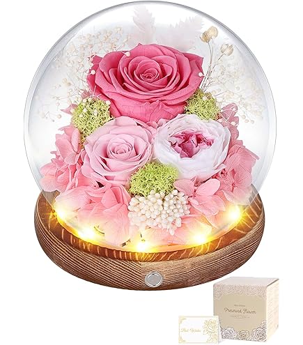 【特価商品】【MELIA I FLEUR】プリザーブドフラワー クリアドーム型 Amazon｜【MELIA I FLEUR】プリザーブドフラワー クリアドーム型