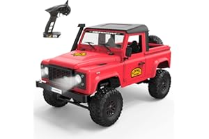 DEERC ラジコン トラック ラジコンカー オフロード 4WD 1/12 独立懸架 操作時間30分 RCカー 大人向け 子供 LED付き DIY可能 四輪駆動 2.4GHz リアルな指示ランプ 車両モデル 国内認証済み 日本語説明書 誕生日 クリスマス プレゼント 子供 男の子 彼氏 小学生 中学生 MN-91