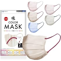 Amazon.co.jp: [ROKI] 纏 まとい 日本製 不織布 マスク バイカラー 7枚