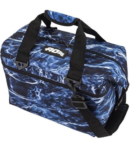 【商品レビューでポイント＋5％】 クーラーバッグ AO Coolers エーオークーラー 48パック 並行輸入 モッシーオーク ブルーフィン クーラー 853947007195 保冷バッグ 軽量 保冷 保温 アウトドア キャンプ 送料無料 Amazon | 並行輸入 AO Coolers エーオークーラー 48パック モッシー