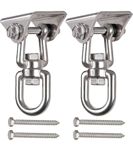 Amazon.co.jp: ハンモックサスペンションキット、天井フック、360°回転