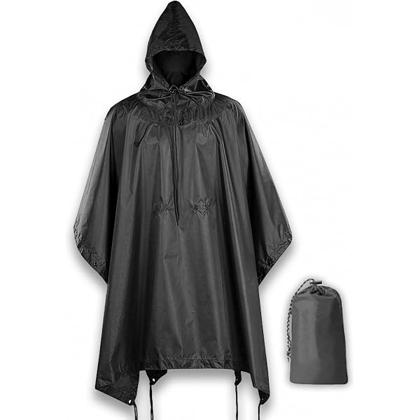 Amazon | MIL-TEC ポンチョ レインウェア リップストップ生地 米軍