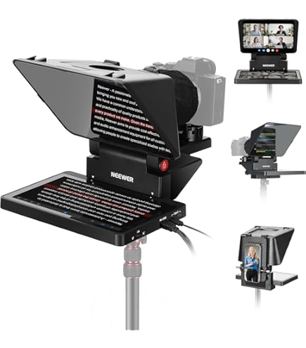 Amazon | プロンプター 20インチ テレプロンプター コンピュータラップ