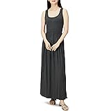 Amazon Co Jp ニューネ ワンピース ノースリーブ ロング 無地 マキシ A ライン ゆったり 夏 サマー シンプル てぃーしゃつ 楽ちん レディース M L 服 ファッション小物