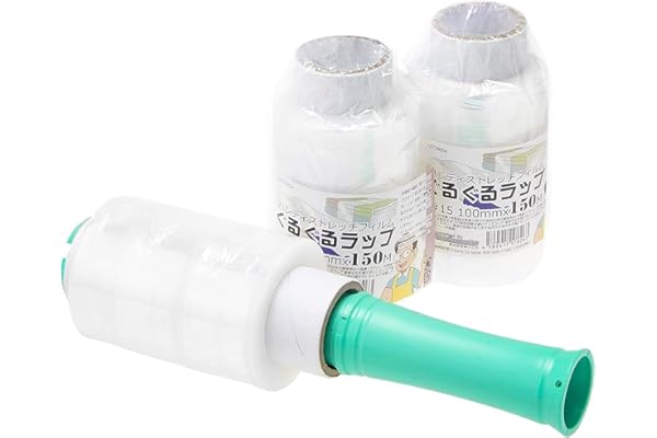 紺屋商事 【３個セット】ハンディストレッチぐるぐるラップ交換フィルム本体セット 00721155