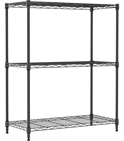 スチールラック　3台セット　幅90cm メタルラック　収納ラック　メタルシェルフ メタルシェルフ スチールラック キャスター付 3段 幅90 奥行き35