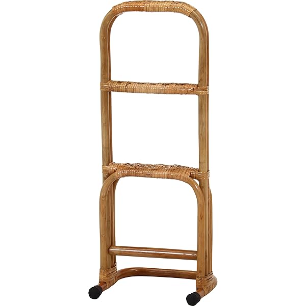 Amazon | 立ち上がり 手すり つかまり立ち ステッキ ラタン 30×27×79cm