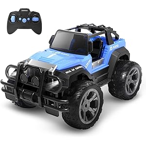 DEERC ラジコンカー こども向け オフロード 人気 RCカー 1/18 操作時間80分 2.4GHz リモコンカー…