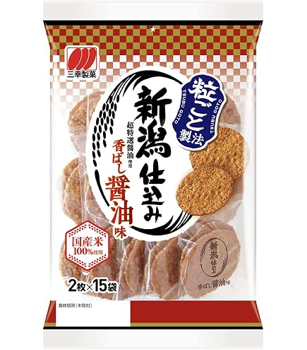 Amazon.co.jp: 三幸製菓 新潟仕込み こだわりの塩味 30枚 ×6袋 : 食品