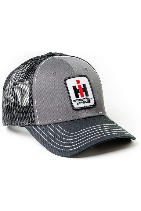 Case IH Trucker Hat Cap in Charcoal and 