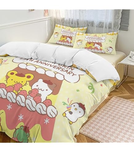 ポムポムプリンお昼寝マットクッションペンポーチの3点セット新品未開封 ポムポムプリン一番くじお昼寝マット - メルカリ