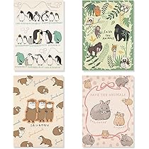 Amazon.co.jp: シール堂 日本製 ポストカード ペンギン