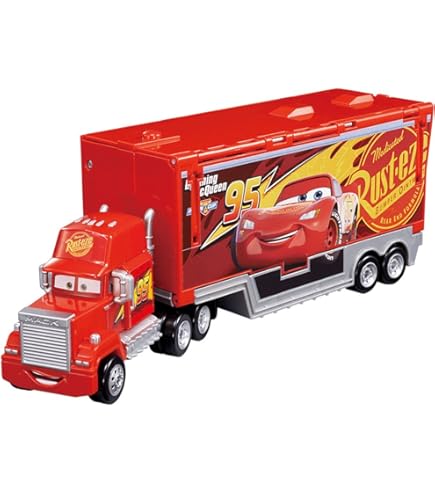 Takara Tomy - ディズニー カーズ トミカ たくさんのせよう!大きなマック (カーズ3タイプ) Amazon | ディズニー カーズ トミカ たくさんのせよう!大きな