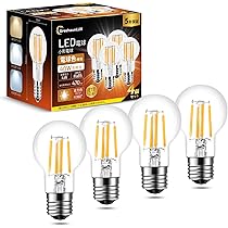 Amazon | DSLeben LED電球 E17口金 40W形 電球色相当 全方向タイプ