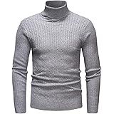 Amazon メンズ ニット セーター ケーブル編み ニット タートルネックセーター 無地 おしゃれ 全5色 M 2xl セーター 通販