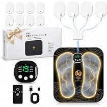 Amazon | YFFU ems 足 フットマット 足裏EMS 博士監修 8個EMSパッド＆1