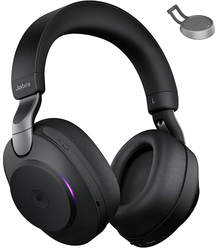 Jabra Evolve2 85 Noise Cancelling Headphones with Mic - Hi-Res