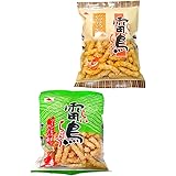 山中食品 雷鳥 ガーリック味 82g わさび味 82g 2個アソート お菓子 ひねり揚げ ご当地お菓子 お土産 おかし ワサビ