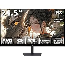Amazon.co.jp: KTC 24.5 インチ ゲーミングモニター (200Hz/FHD