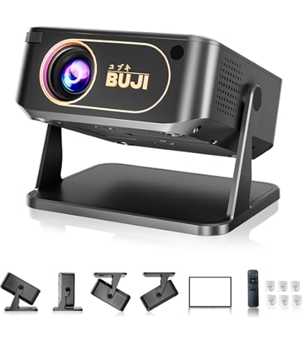 Amazon.co.jp: 【自動レンズ保護 】Jimveo プロジェクター 家庭用 4K