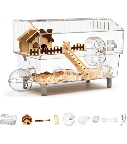 Amazon | Aeon hum ハムスターゲージ ハムスターハウス 小動物飼育
