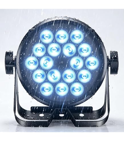 Amazon.co.jp: DJXFLI アウトドア 防水 LED パーライト 18x18W RGBWA